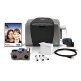 Fargo 50600 DTC1250e Complete Single-Sided ID Card System 